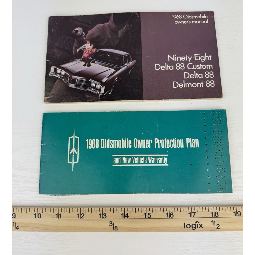 1968 Oldsmobile Owner Manual Set Delta 88 Protect O Plate Warranty‎ Extras OEM